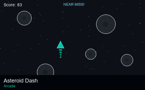 Asteroid Dash — dodge the asteroid field