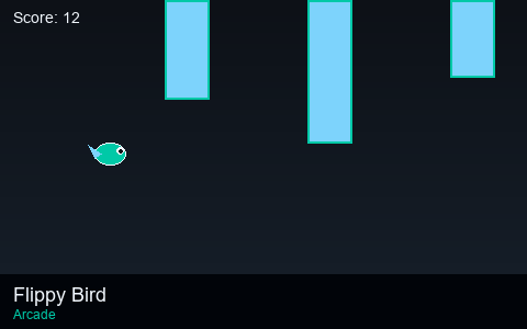 Flippy Bird — dodge pillars and collect gems