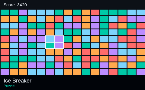 Ice Breaker — match and pop colored blocks